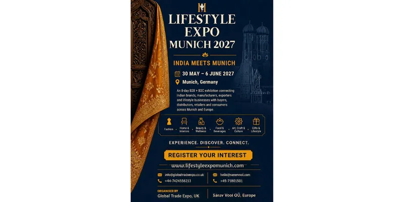 Lifestyle Expo Munich 2027 to Connect Indian Lifestyle Brands with European Markets